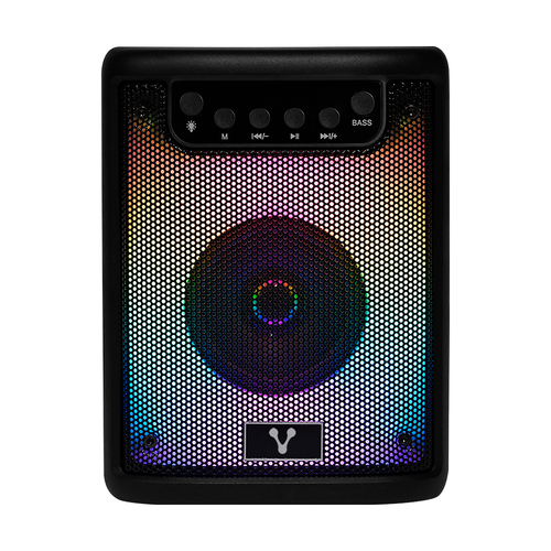 Bafle Karaoke Vorago KSP-180 USB, Negro