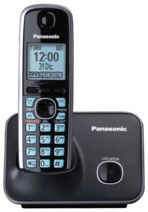 Teléfono Panasonic KX-TG4111 Identificador de Llamadas, Negro