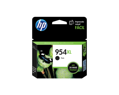 Cartucho de Tinta HP 954XL, Negro, P/impresoras Officejet Pro 8210/8710/8720/8730 Original
