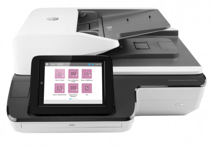 Escaner HP Scanjet Enterprise Flow Scanjet Enterprise Flow N9120 FN2 Resolución 600 x 600 dpi, Escáner a Color, Negro, Blanco