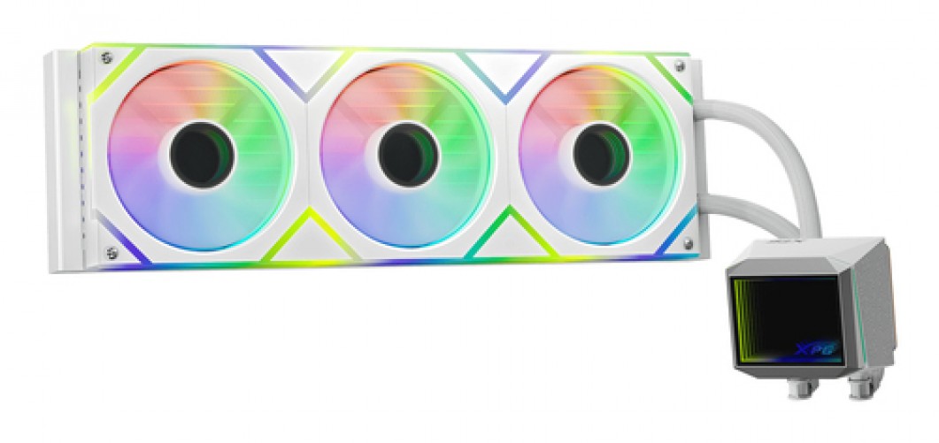 Enfriamiento Liquido XPG Levante II 360, 3X120MM, Hasta 2000rpm, Blanco