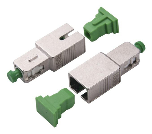 Atenuador A?ptico Macho-hembra con Conector Sc/APC de 15dB para Fibra Monomodo
