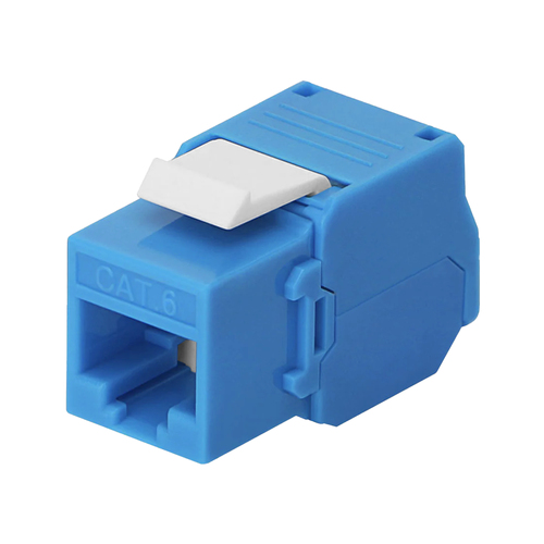 Conector Linkedpro LP-KJ-610-TTBU Tipo De Construcción Plano, Conector 1 RJ-45, Categoría Cat6, Material Policarbonato (PC), Certificación Iso/iec 1180, Color Azul