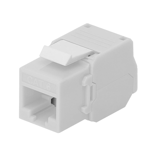 Conector Linkedpro LP-KJ-610-TTWH Tipo De Construcción Plano, Conector 1 RJ-45, Categoría Cat6, Material Policarbonato (PC), Certificación Iso/iec 1180, Color Blanco