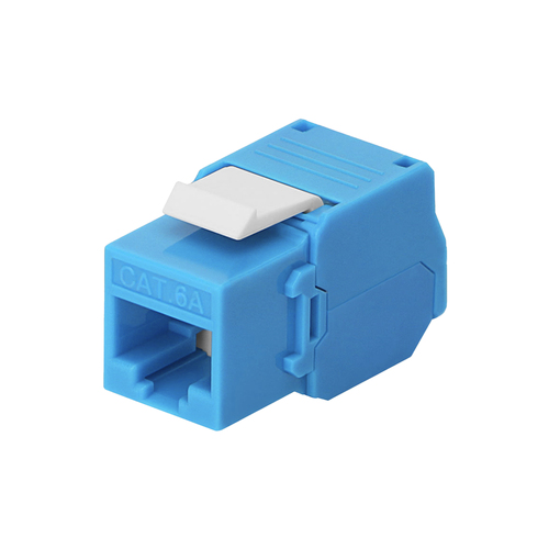 Conector Linkedpro LP-KJ-6A-TTBU Tipo De Construcción Plano, Conector 1 RJ-45, Categoría Cat6A, Material Policarbonato (PC), Certificación Iso/iec 1180, Color Azul