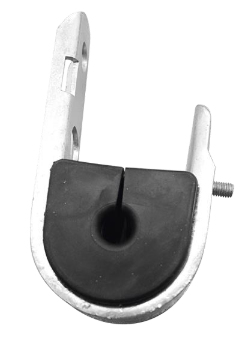 Herraje de Suspensia?n Tipo J / Adss 10-15 mm / Alcance 100 m (328.1 Ft) / Tensia?n 5000 N / Acero Galvanizado
