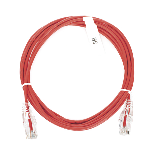 Patchcord Linkedpro LP-UT6-300-RD-28 Cat6, 3 m, U/UTP (UTP), Rojo