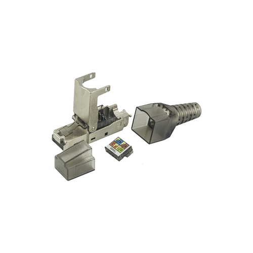 Conector Linkedpro LPKJ6A17S RJ-45, Color Gris, Categoría Cat6A