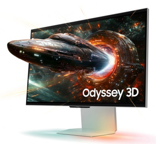 Monitor Samsung Odyssey Odyssey 3D LED, 27", 4K Ultra HD, IPS, 165 Hz, 1 ms, Freesync, Plata