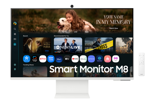 Monitor Samsung Smart M8 32 LED VA 32", 3840x2160 4K Ultra HD, 60Hz, HDMI, Bocinas Integradas, Blanco