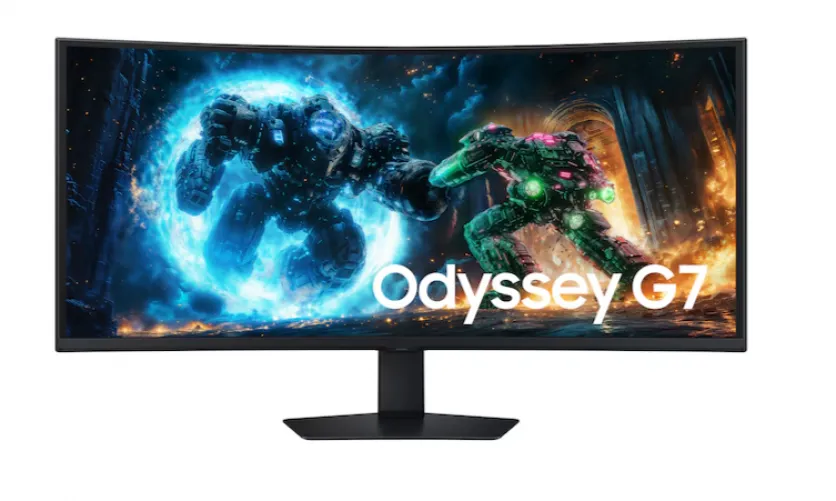 Monitor Gamer Curvo Ultrawide Samsung Odyssey G7 LED 40", 5120x2160, Freesync, 180Hz, HDMI/DP, Negro