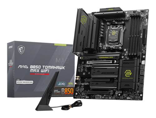 Tarjeta Madre MSI Mag B850 Tomahawk Max WiFi Socket AM5, 4 DDR5-SDRAM, WiFi