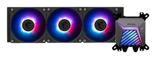 Sistema de Enfriamiento Liquido MSI Mag Coreliquid A15 360, 3x12 cm, 2050 rpm, Argb, Negro
