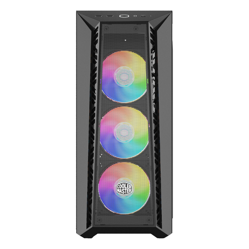 Gabinete Cooler Master Masterbox 520 Argb Midi-tower, Ventana Lateral, 3x Ventiladores Argb, Negro