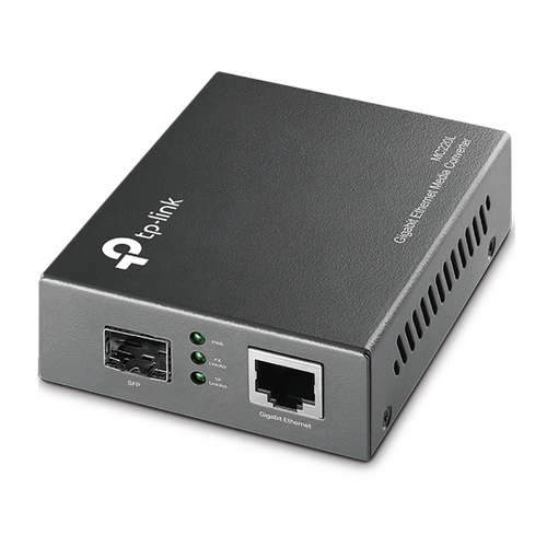 Convertidor de Medios TP-Link Mc220l(un), Gigabit, SFP, 100m, 10/100/1000MBPS, 1 Puerto Fibra