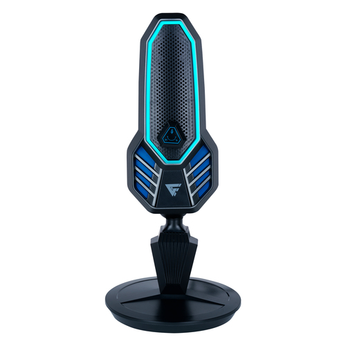 Microfono Gamer Game Factor MCG800 Alambrico, USB-C, RGB, Negro