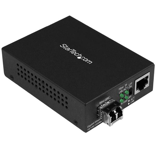 Conversor de Medios Startech.com Gigabit Ethernet, 1000 Mbit/s, Lc, 550 m