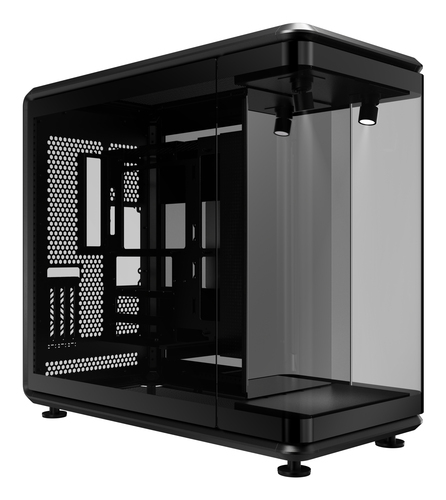 Gabinete Cooler Master Masterframe 360 Panorama Full Tower, PSU No, Negro, Transparente