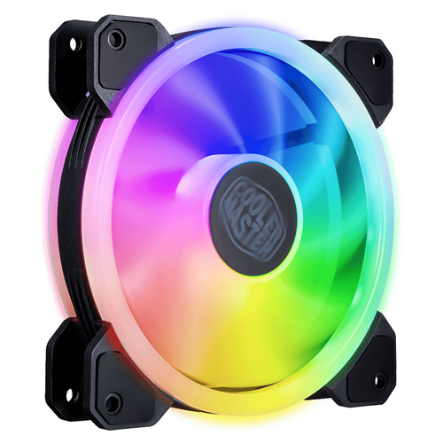Ventilador Cooler Master Masterfan MF120 S3, 120mm, Argb, 1800 rpm Max, Negro