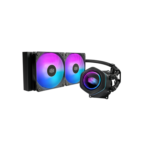 Sistema de Enfriamiento Liquido Cooler Master Masterliquid Core Nex 240, 2X120MM, 1750rpm, Negro