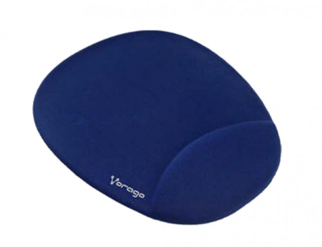 Mousepad Vorago MP-100 Apoya Muñecas, 220 mm, 175 mm, Azul