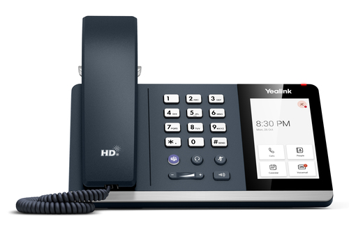 Teléfono IP Yealink MP54 E2 Teams Terminal con Conexión por Cable, PoE, Gris