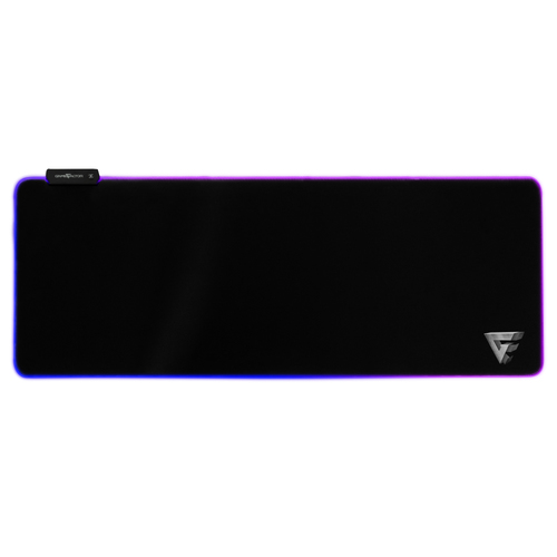Mousepad Gamer Factor MPG500, RGB, Dimensiones 80 x 30, Lx Extra Largo, Microfibra, Negro