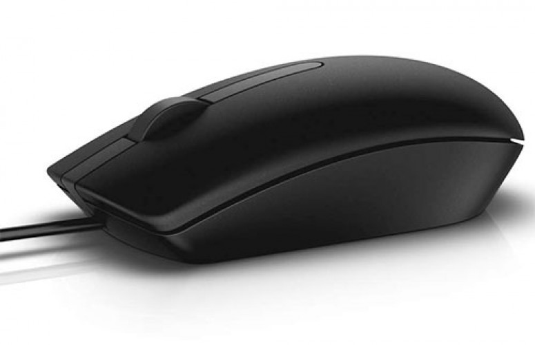 Mouse Dell Mouse con Cable - MS116 Shipswith Latam óptico, 2 Botones, 1000 dpi, USB Tipo A, Negro