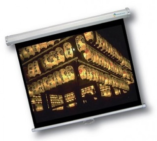 Pantalla Multimedia Screen MSC-244 Bco 136 Diagonal Formato 1:1 Color Blanco Mate P/colgar Manual