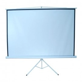 Pantalla de Proyeccion Multimedia Screen MST-152, 152 cm X 152 cm, Tripie, MST-152, 84"