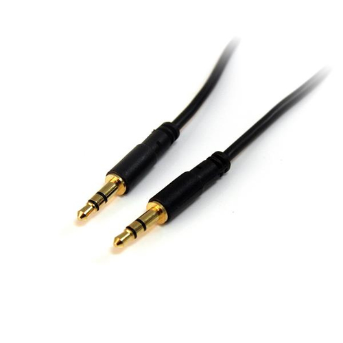 Cable de Audio Startech.com 3,5mm a 3,5mm, 4.6 m, Negro