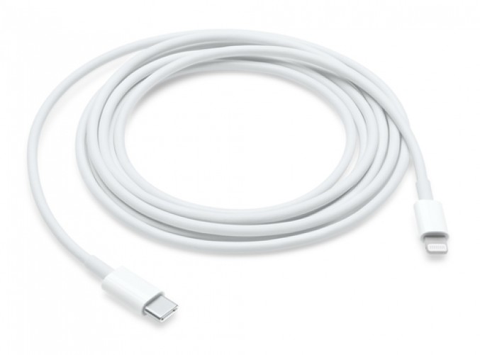 Cable USB Apple MW2R3ZM/A USB C a Lightning, Blanco