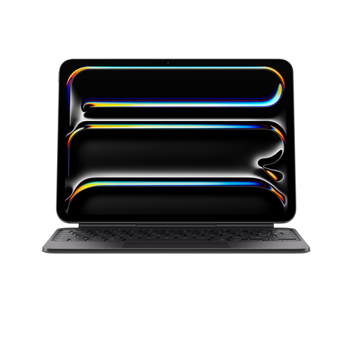 Teclado Inalámbrico Apple Magic Keyboard para el Ipad Pro de 11 Pulgadas (M4) - Español (américa Latina) - Negro, Qwerty, Español, Trackpad, Interruptor de Llave de Tijera, 1 mm, Apple