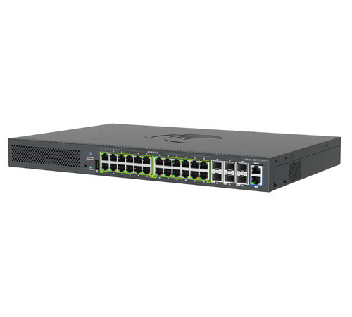 Switch Cambium Networks Cnmatrix EX3030RM-P Gestionado, L2/L3, RJ-45 24, 2.5g Ethernet (100/1000/2500), 1U, Negro