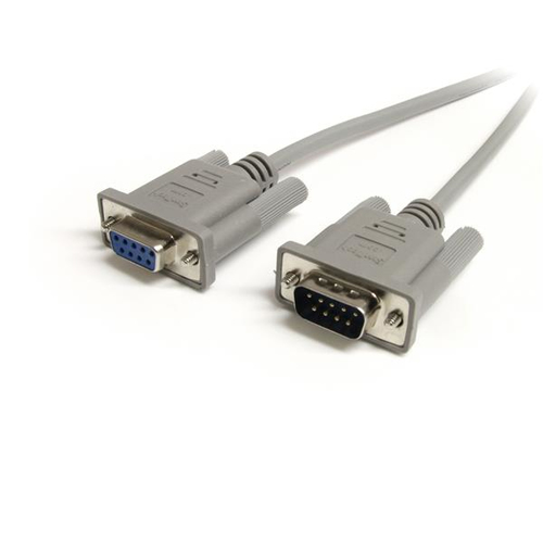 Cable Serial Startech.com 1.8 m, DB-9 a DB-9, Macho- Hembra