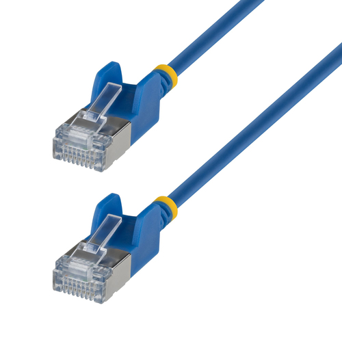 Patchcord Startech.com Cat6A, 0.15 m, U/FTP (STP), Azul