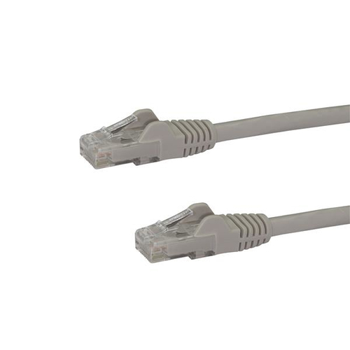 Cable de Red Startech.com Cable de 10m Gris de Red Gigabit Cat6 Ethernet RJ45 sin Enganche - Snagless, 10 m, Cat6, U/UTP (UTP), RJ-45, RJ-45, Gris