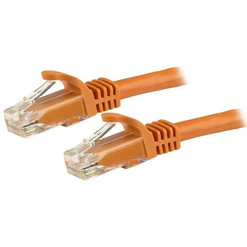 Patchcord Startech.com Cat6, 1 m, U/UTP (UTP), Naranja