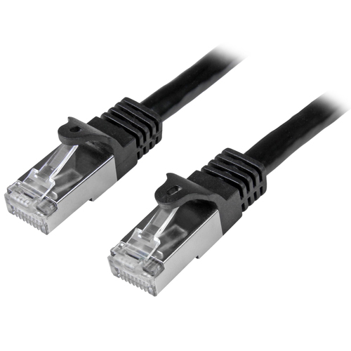 Patchcord Startech.com Cat6, 3 m, Sf/UTP (s-FTP), Negro