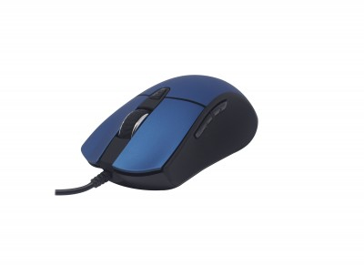 Mouse Naceb Technology NA-0115A óptico, 6 Botones, 2400 dpi, USB Tipo A, Azul