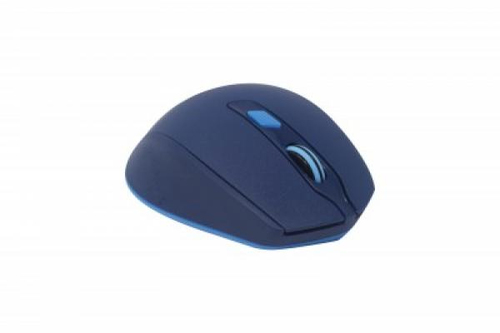 Ratón Naceb Technology NA-0119 Rf Inalámbrico, Resolución 1600 dpi, Mano Derecha, Color Azul, Alcance 10 m, Bateia Aa