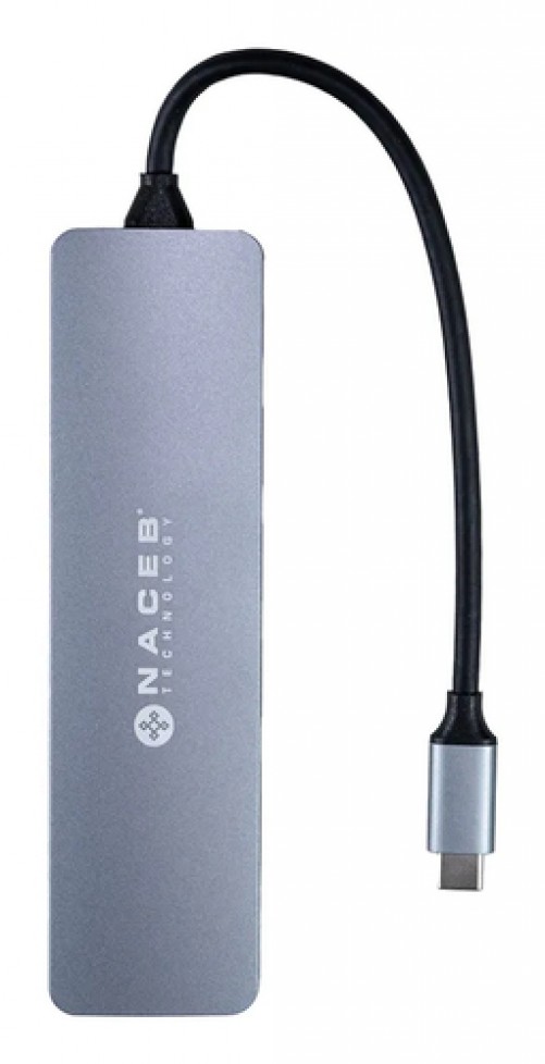 Docking Station Naceb Technology NA-0127 USB 3.2 Gen 1 (3.1 Gen 1) Type-c, HDMI 1, USB A 3