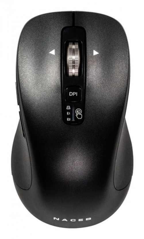 Mouse Naceb Technology NA-0132 6 Botones, 3200 dpi, Bluetooth, Negro