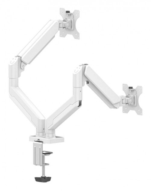 Soportes de Pantalla Naceb Technology NA-0215 Color Blanco, Material Aluminio, Acero