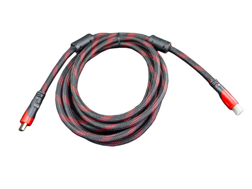 Cable HDMI Naceb Technology 3m HDMI 3 m, Negro, Rojo