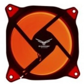 Ventilador Naceb Technology NA-0921R 12 cm, 1200 rpm, LED Rojo, Negro, Rojo