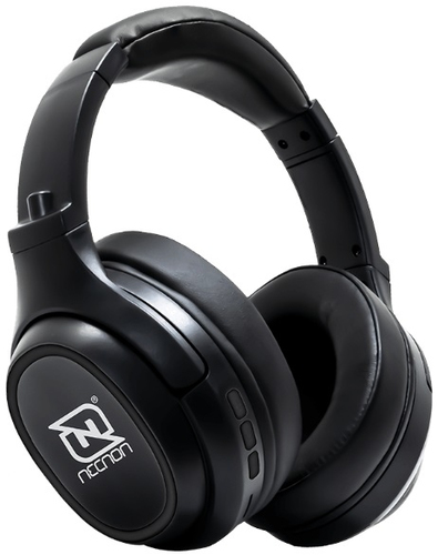 Audífonos Necnon NBH-02 de Mano, Inalámbrico y Alámbrico, 3.5 mm, USB, Bluetooth, Negro
