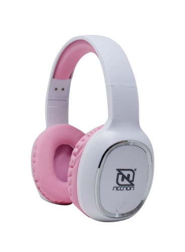 Audífonos Necnon NBAB042200 Diadema, Inalámbrico, Bluetooth, Rosa