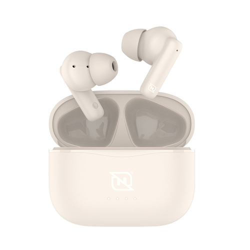 Audífonos Necnon In-ear NTWS-103 Intra Auditivo, True Wireless Stereo (tws), Bluetooth, Beige