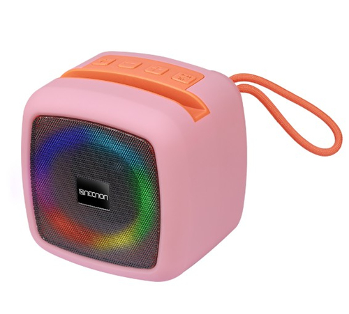 Bocina Necnon NBBSN904RG 3.5 mm, Bt, Inalámbrico y Alámbrico, Universal, Rosa Dorado